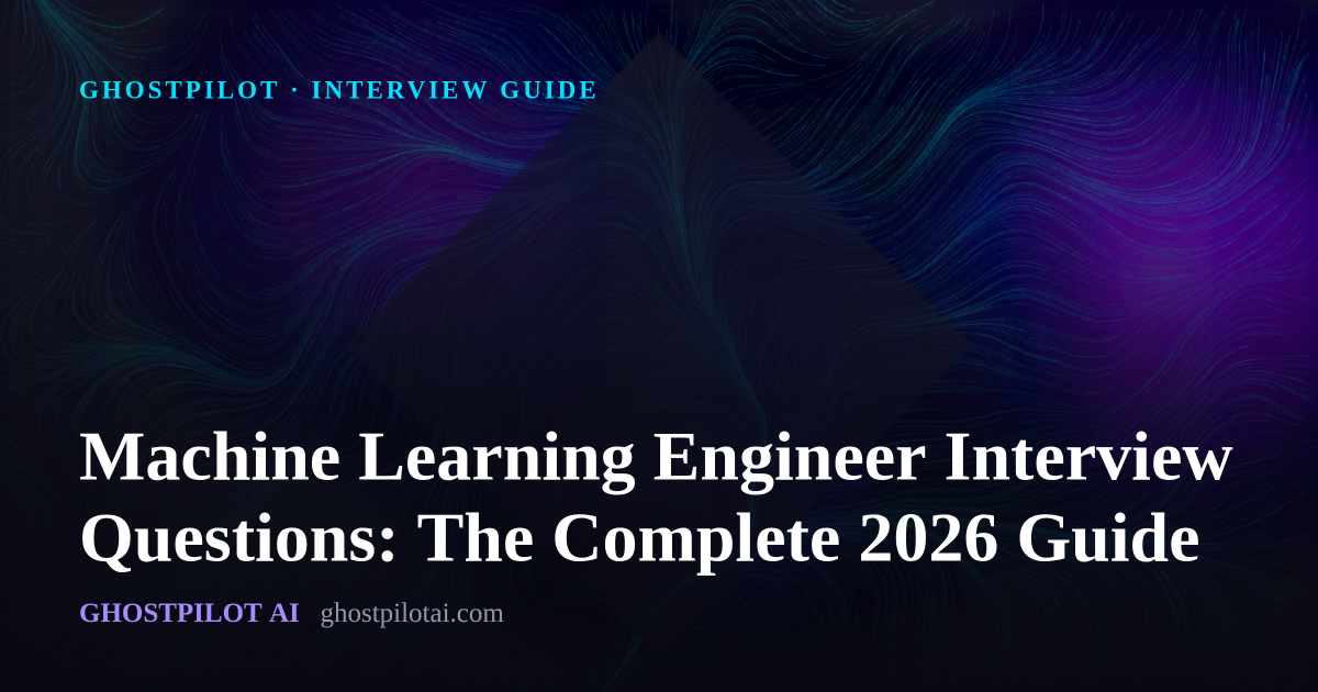 GhostPilot interview guide: Machine Learning Engineer Interview Questions: The Complete 2026 Guide